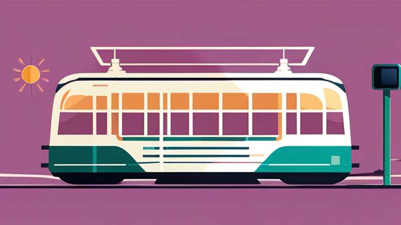 Which trams have solar power?