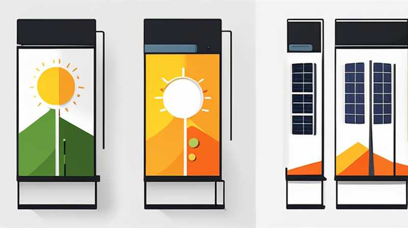 How to install solar energy on a column