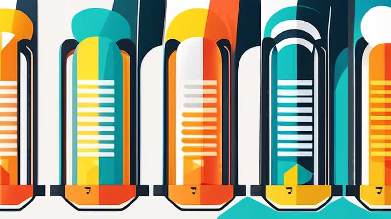 What is the temperature of the solar tube after exposure to the sun?