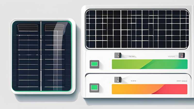 How to connect the power supply of the monitoring solar panel