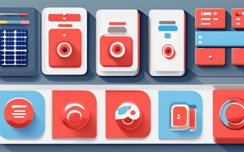 Where are the solar red and blue buttons?
