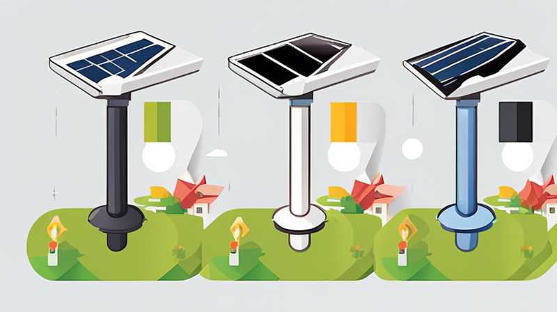 How to disassemble an outdoor solar light