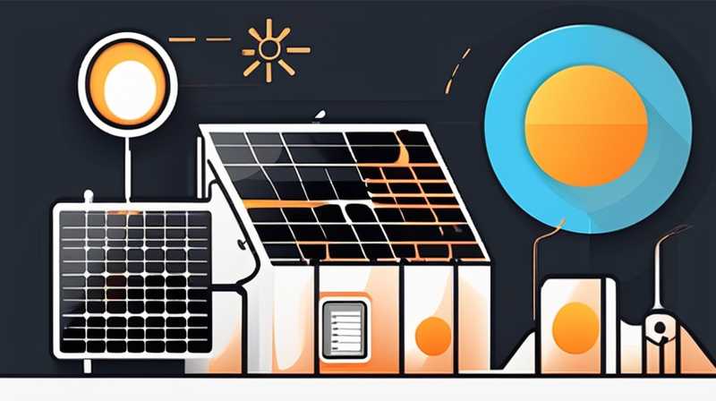 How to connect solar energy and booster pump