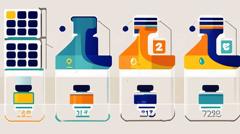 How to calculate how many liters of solar energy