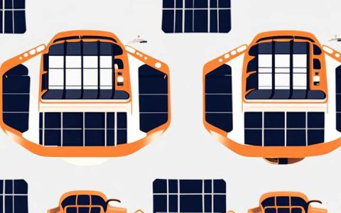 How many watts does the solar panel of an electric four-wheeler use?