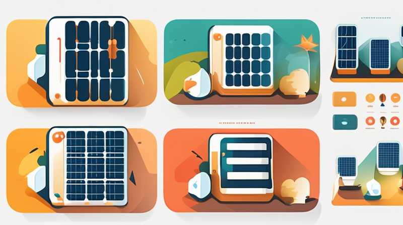 How to adjust electronic solar energy