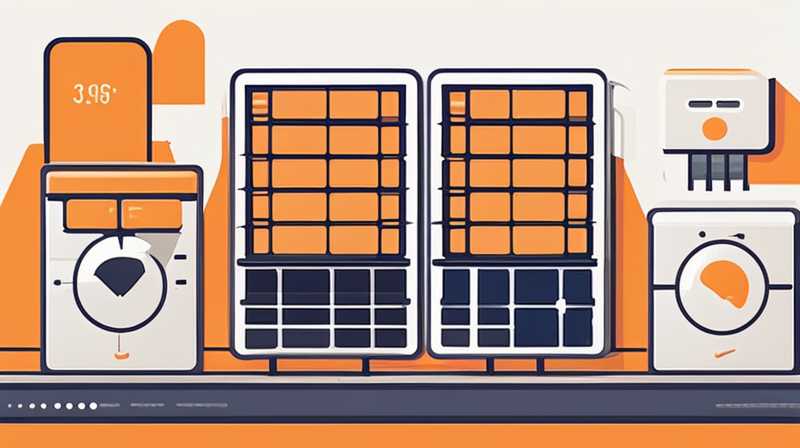 How to charge three solar panels