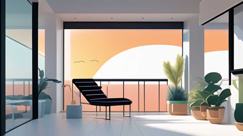 How to decorate the solar balcony