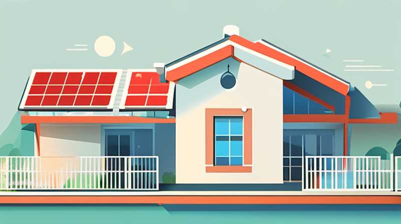 Why is solar energy installed in new houses?