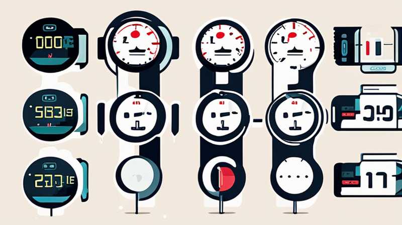 How to tell time with solar powered meter