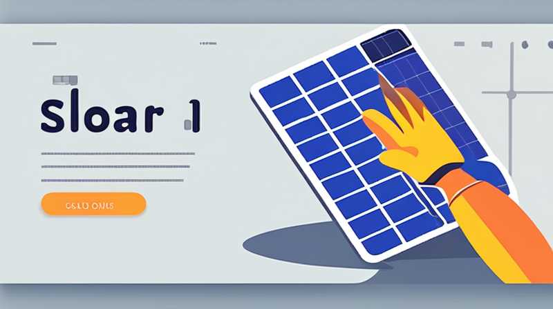 How to clean the solar panel when it is dirty