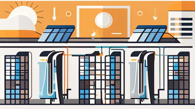 How do you know that the solar energy is charging?