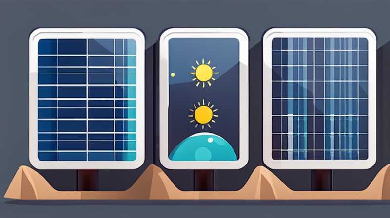 What is the cycle of flat panel solar energy?