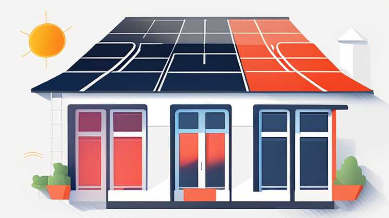 What solar energy is better for the upper floor?