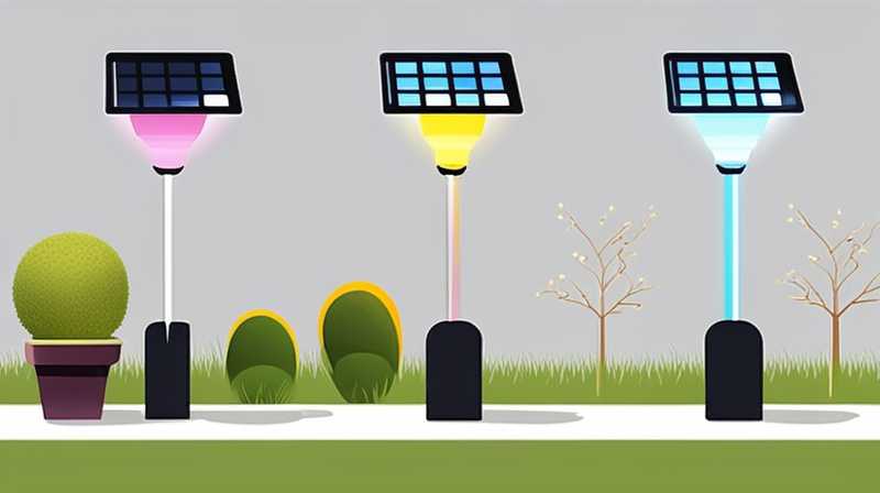 How many watts are garden solar lights