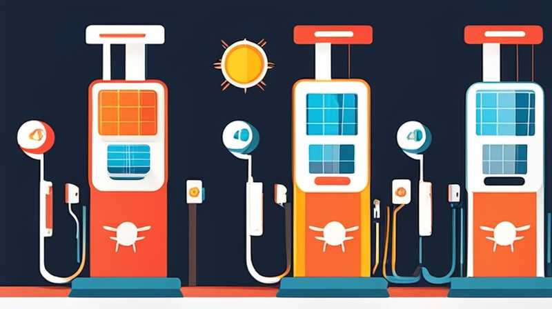 What are the uses of solar gas stations