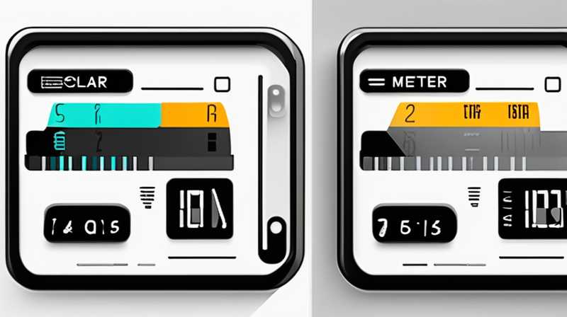 How to set up a fully intelligent solar meter