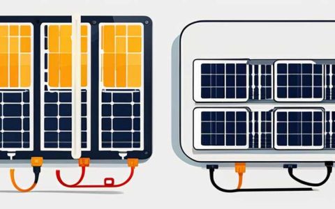 How to connect the four wires of the solar panel