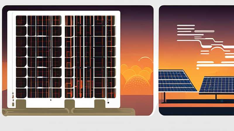 How to peak-shift solar power generation