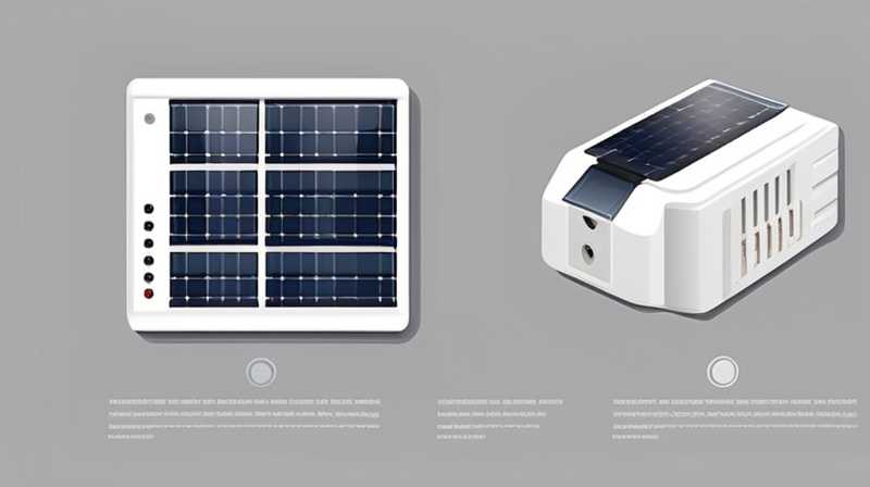 How to connect solar converter to plug board