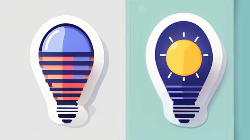 What does the battery life of a solar light bulb mean?