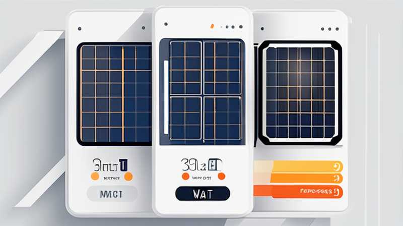 How to measure the actual watt of solar panels