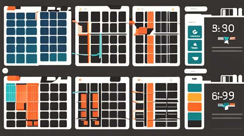 How to calculate the total power of solar panels