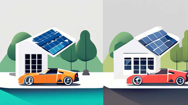 How do car solar panels store electricity?