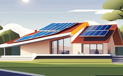 How to install solar energy on the sloping roof of a villa