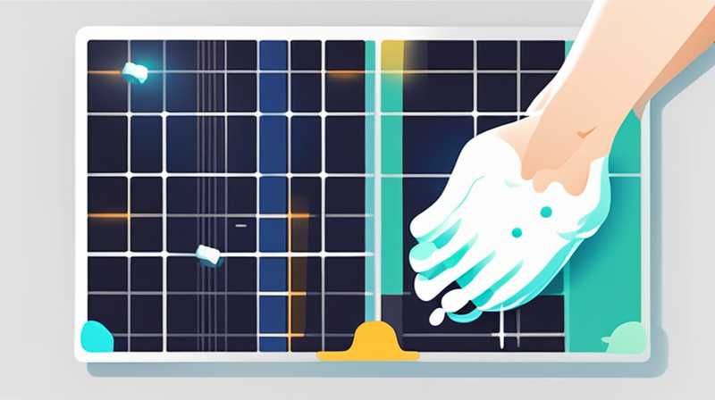 How to wash off solar glue on hands