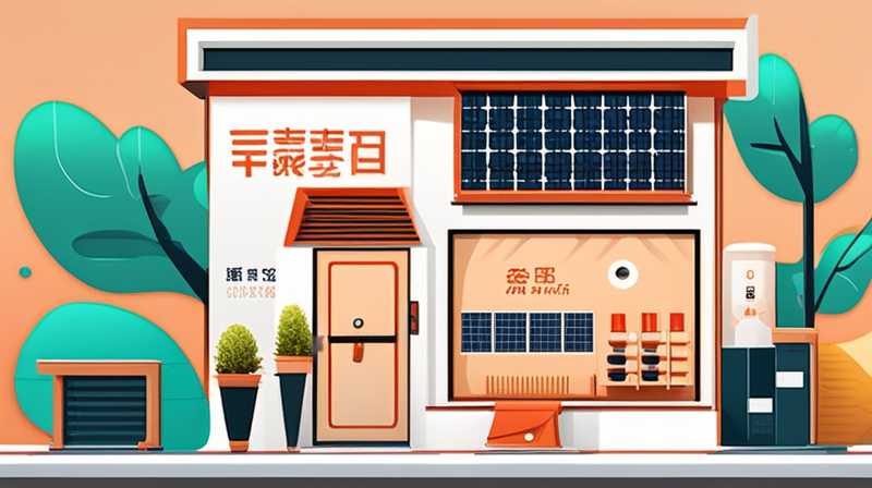 What is the name of the store that sells solar energy in Chuwang?