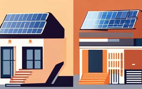 How many watts does the solar light on the construction site have?