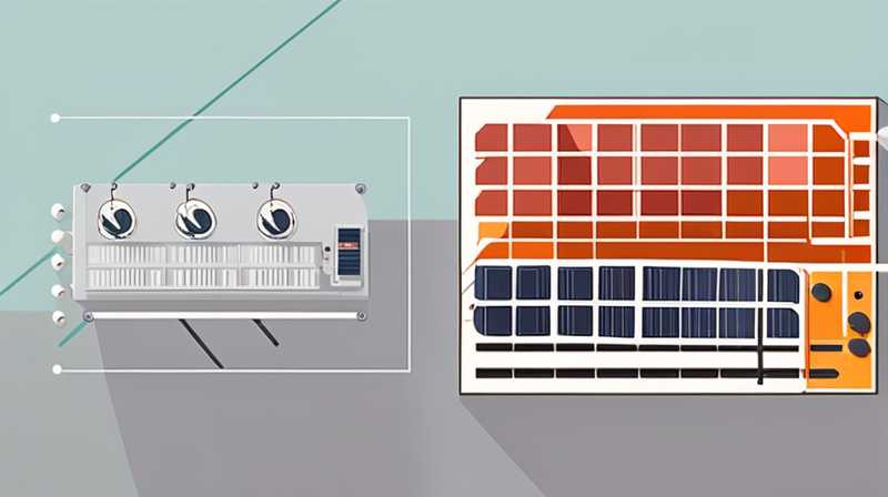 Which voltage regulator module should the solar panel be connected to?