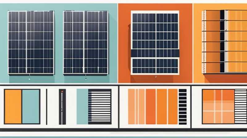 How much light attached solar panels