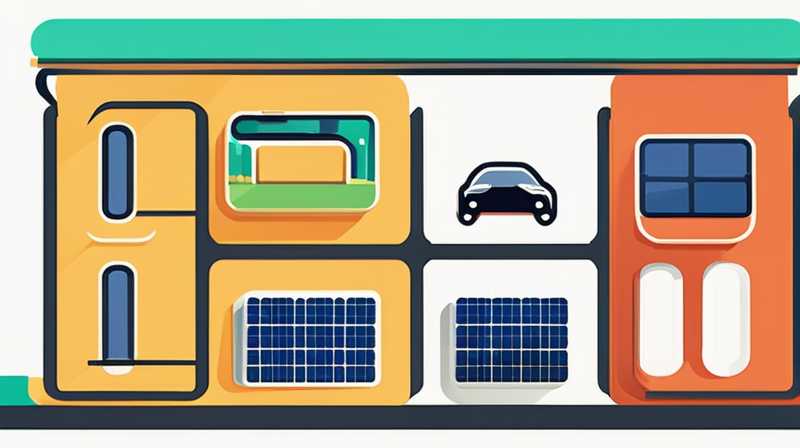 How much electricity does a car-mounted solar panel generate in a day?