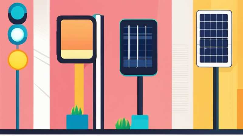 Where are there solar street lights?