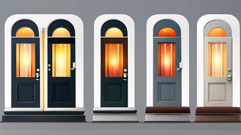 How to choose door post solar lights