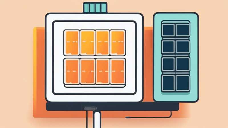 How many watts of solar energy are there in 2.6 square meters?