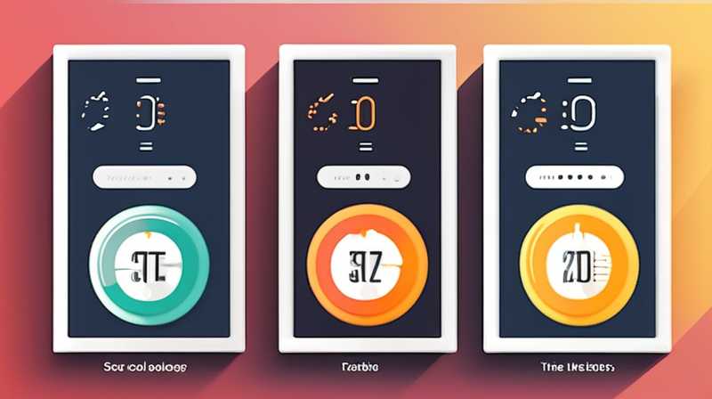 How to adjust the solar temperature when it is not displayed