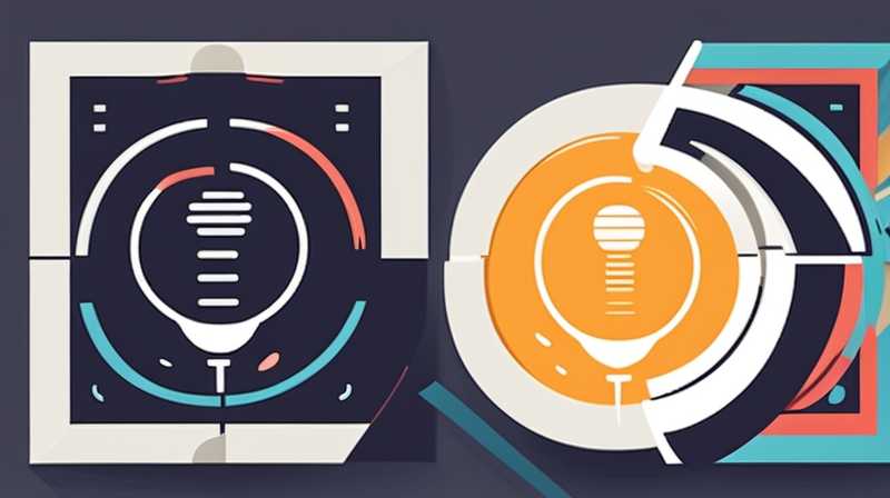 How to connect a round solar light