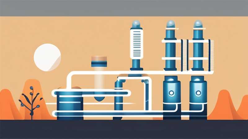 How to make the height of solar engineering pipes