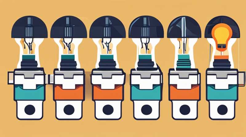 How many watts of light bulbs do solar panels use