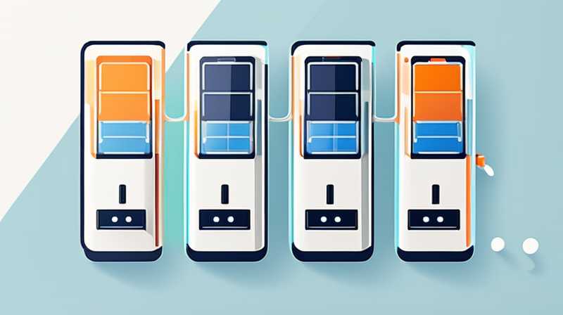 How to connect solar energy charging battery