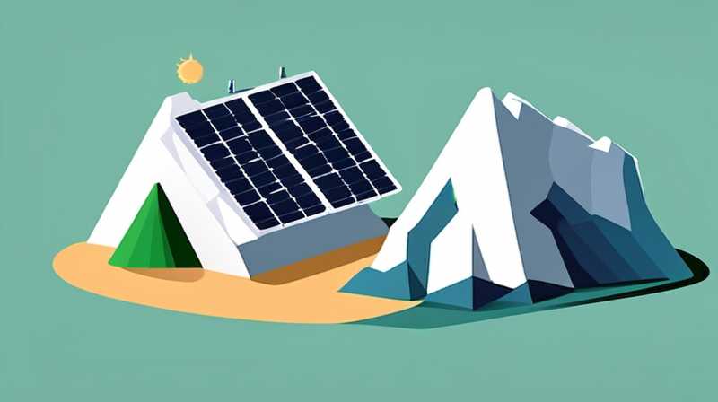 How to power solar panels on the mountain