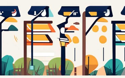 How to adjust solar street lights at night