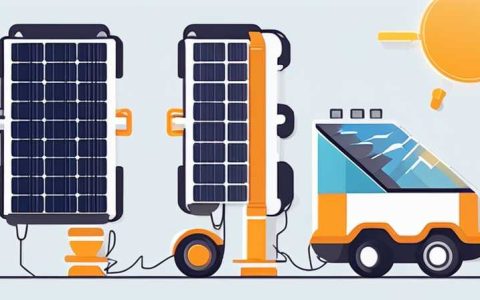 How to install solar energy on a telescopic carriage