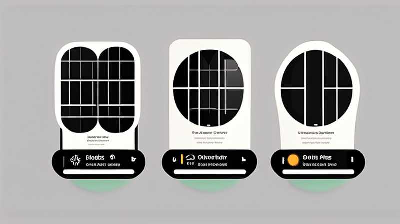 What are the components of solar station signs?