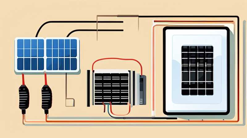 How to control the solar panel circuit