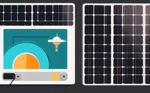 Which end of the solar panel is the positive pole?
