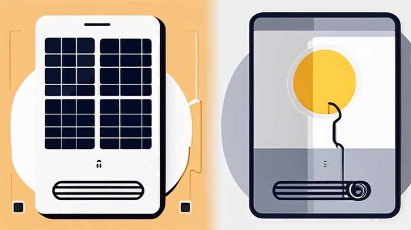 How to connect solar lights to chargers